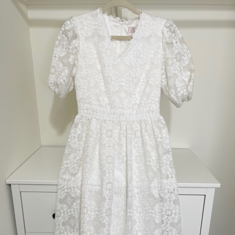 White Lace Dress